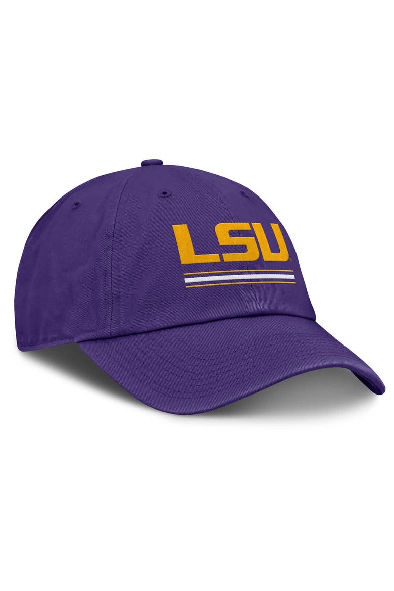 Men's Nike Purple LSU Tigers Club Campus Adjustable Hat, Alternate, color, Purple