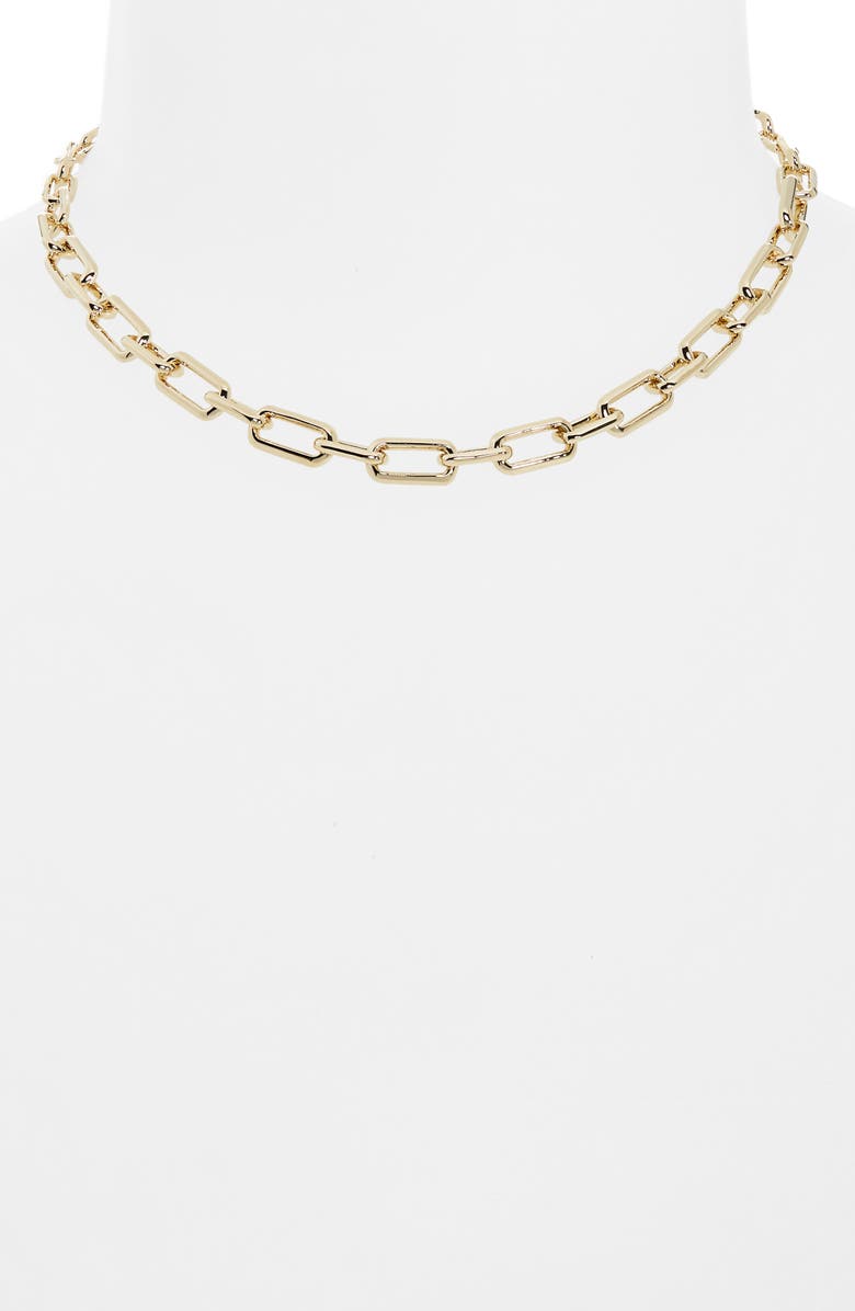 Nadri Golden Hour Chain Necklace, Alternate, color,