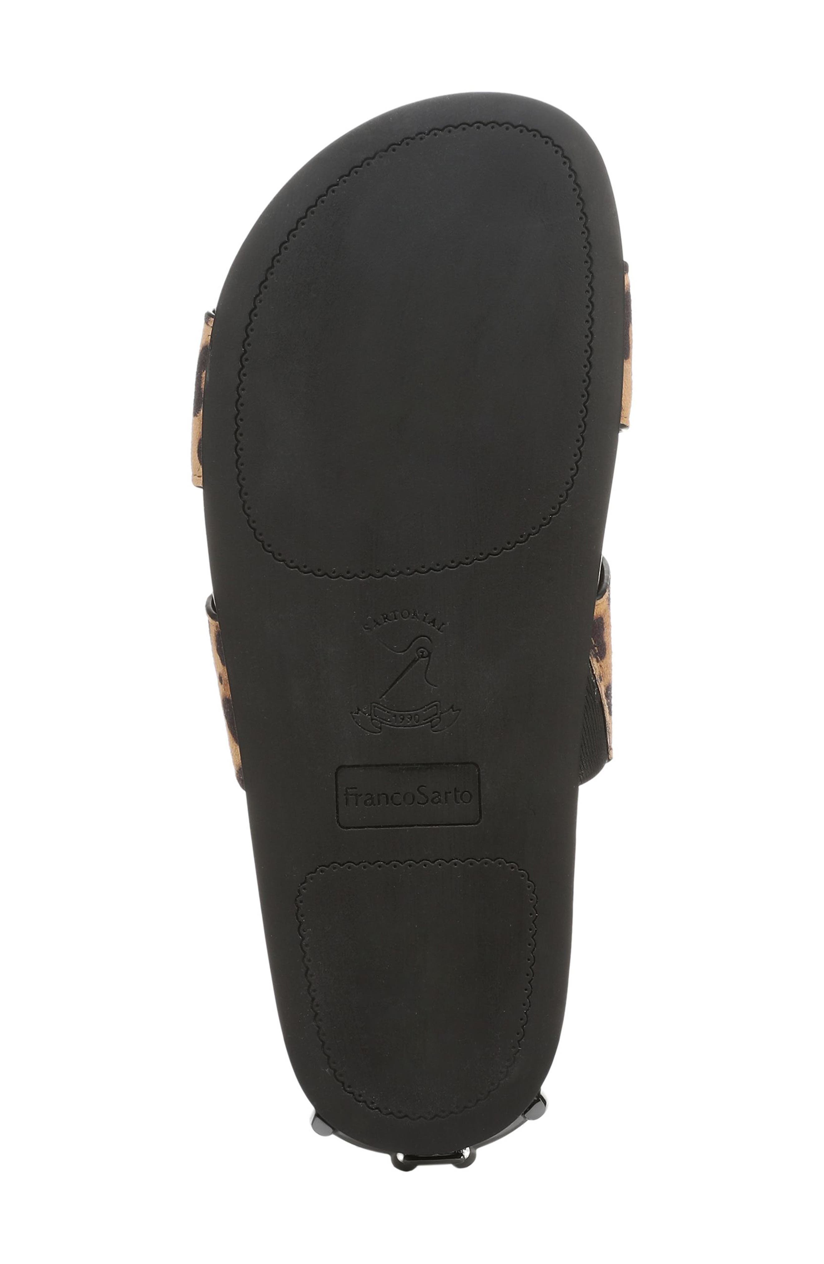 Franco Sarto Britt Leopard Print Slide Sandal, Alternate, color, 