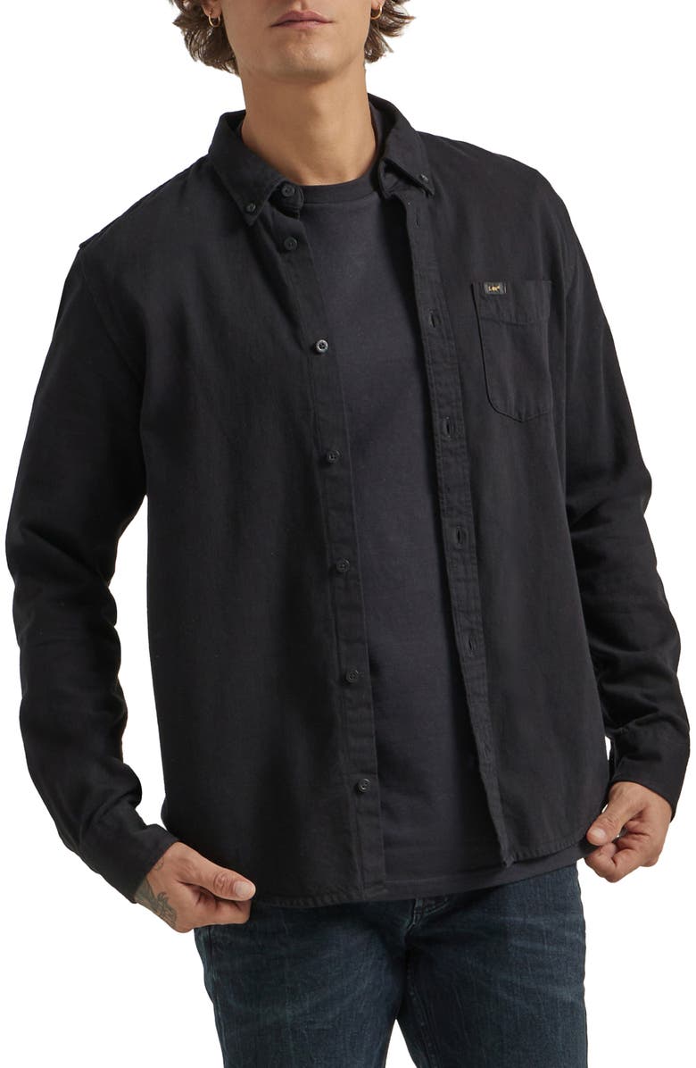 Lee Cotton Button-Down Shirt, Main, color,