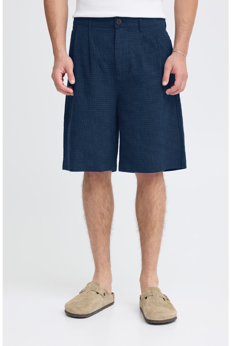 Seersucker Shorts, Main, color, BERING SEA