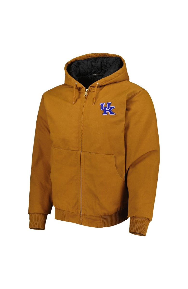 DUNBROOKE Men's Dunbrooke Tan Kentucky Wildcats Dakota Full-Zip Hoodie, Alternate, color, 