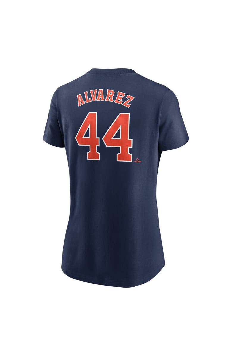 Nike Women's Nike Yordan Alvarez Navy Houston Astros Fuse Name & Number T-Shirt, Alternate, color, Navy