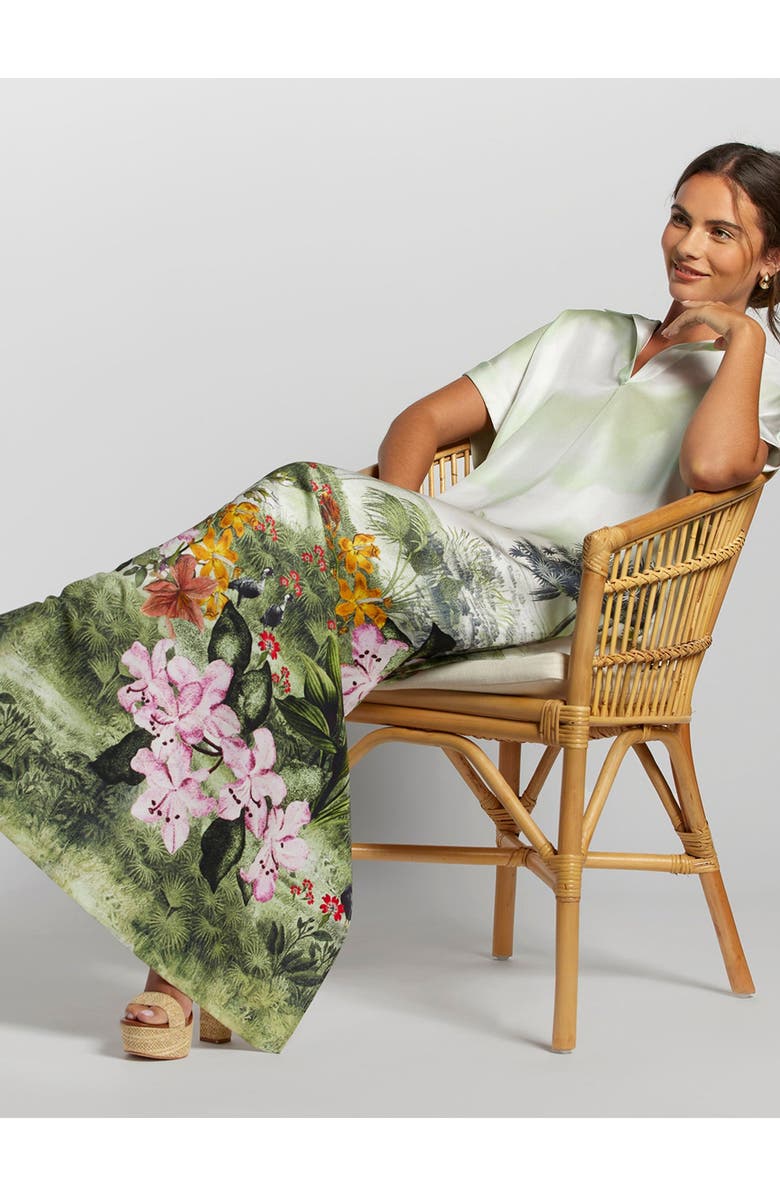 Tori Richard Artistic Garden Alana Caftan, Alternate, color, 