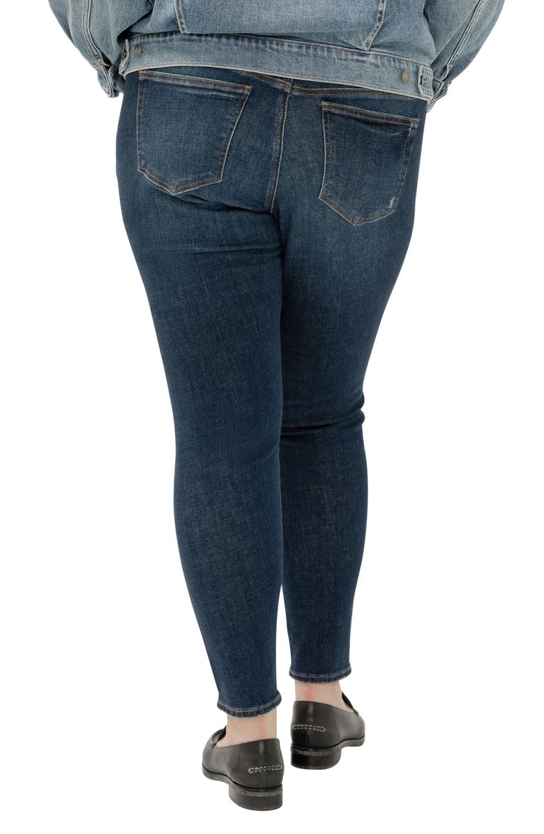 Silver Jeans Co. Elyse Skinny Jeans, Alternate, color, 