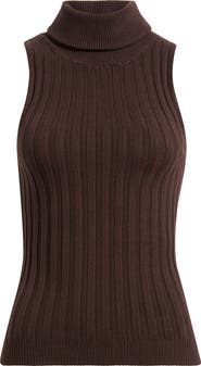 DELUC Ben Sleeveless Turtleneck Sweater