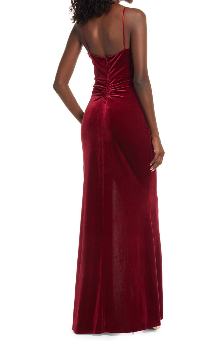 LNL Velvet Gown, Alternate, color, 
