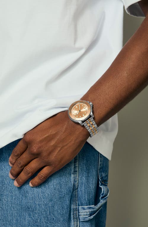Nixon The Stinger Solar Dive Bracelet Watch, 44mm In Metallic