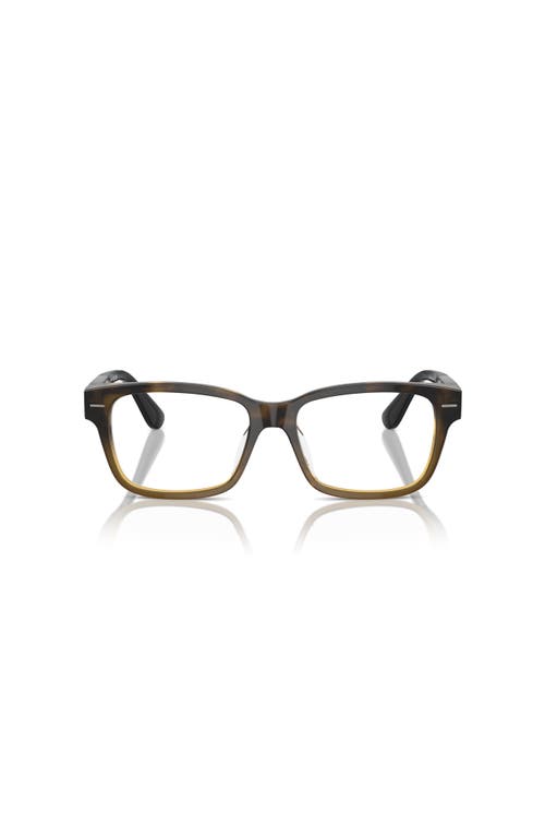 Brunello Cucinelli 53mm Rectangle Optical Glasses In Black