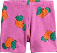 Bobo Choses Tangerine Print Stretch Organic Cotton Shorts