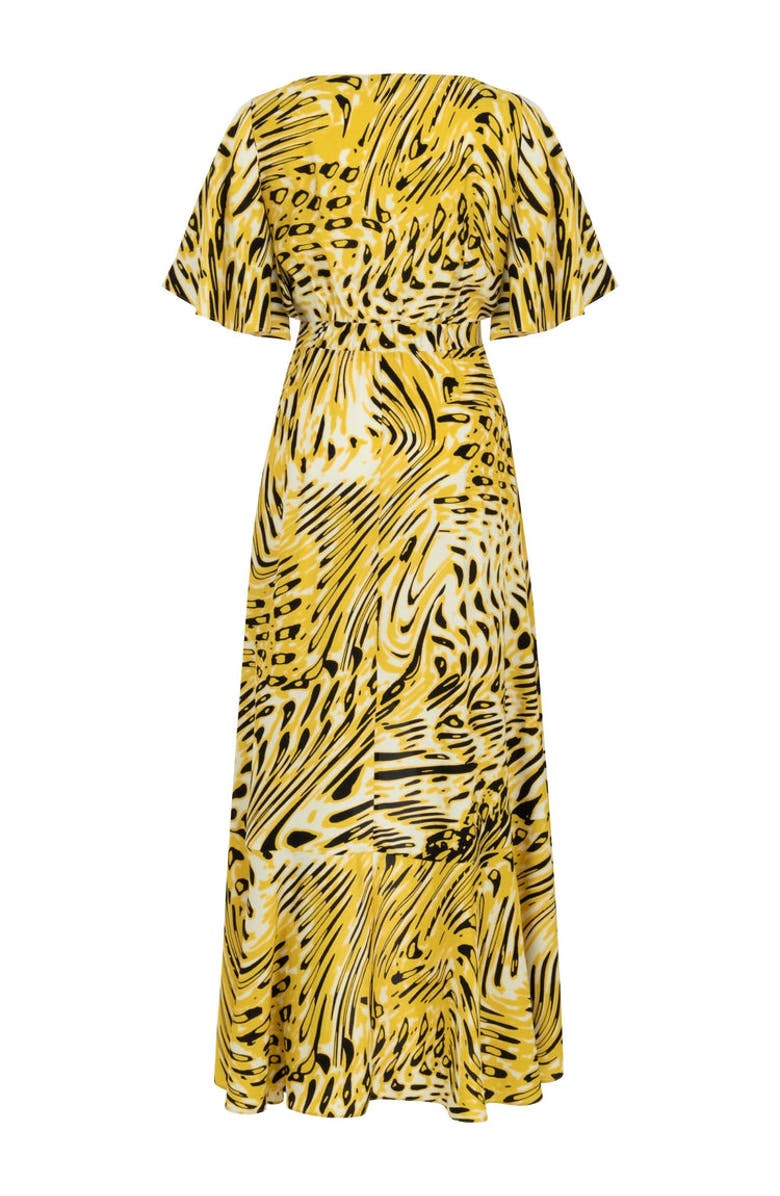 Nocturne Printed Asymmetrical Dress, Alternate, color, 