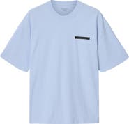 AllSaints Redact Mock Neck Graphic T-Shirt