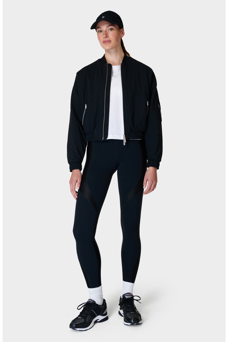 Explorer Bomber Jacket, Alternate, color, BLACK