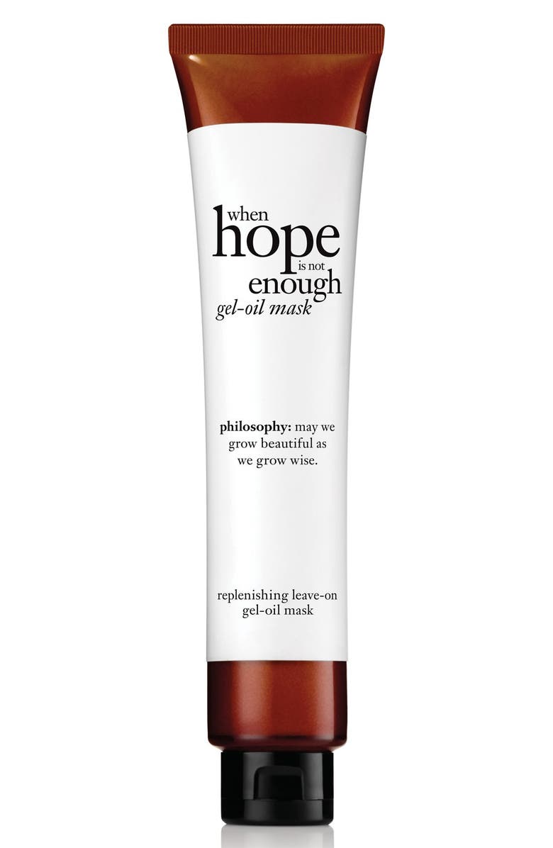 philosophy 'when hope is not enough' gel-oil mask, Main, color,
