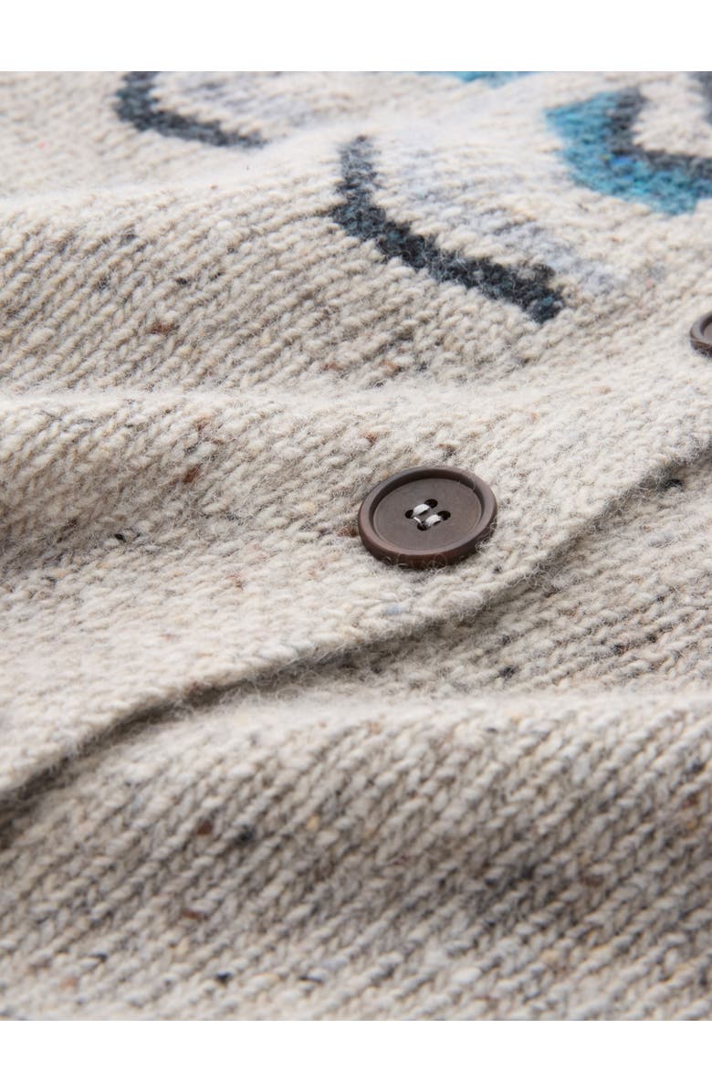 Celtic & Co. Fair Isle Crew Neck Cardigan, Alternate, color,