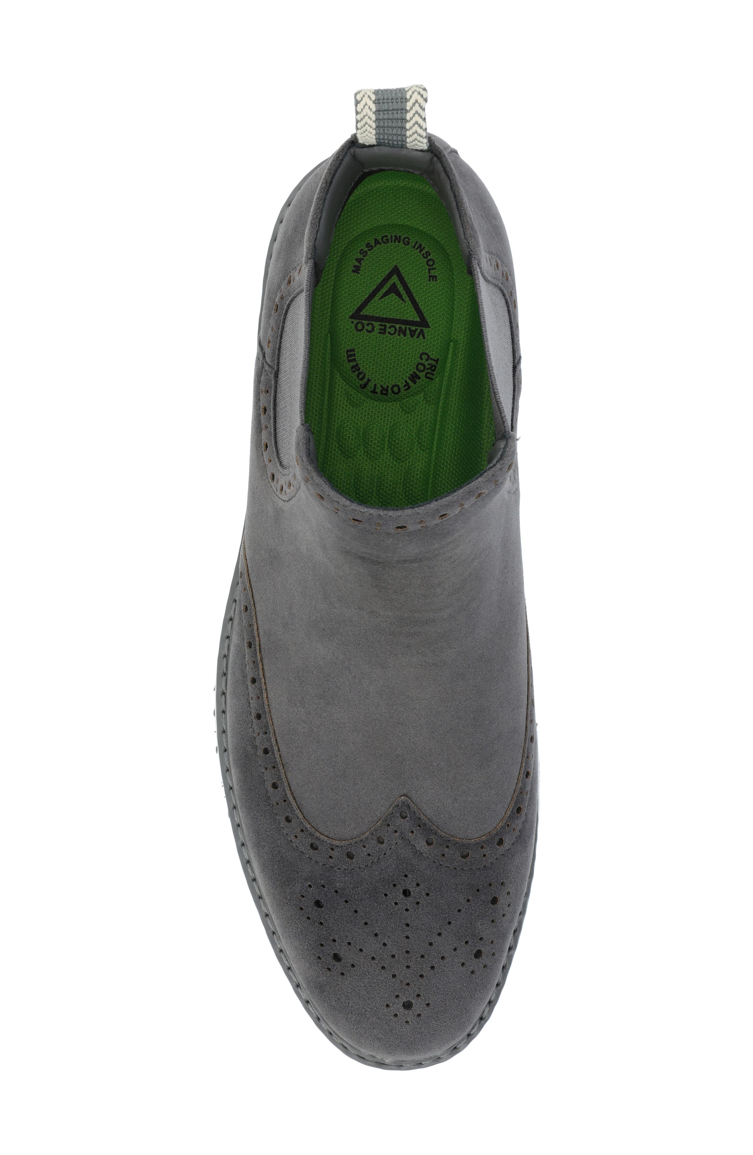 VANCE CO Thorpe Wingtip Chelsea Boot, Alternate, color, Grey