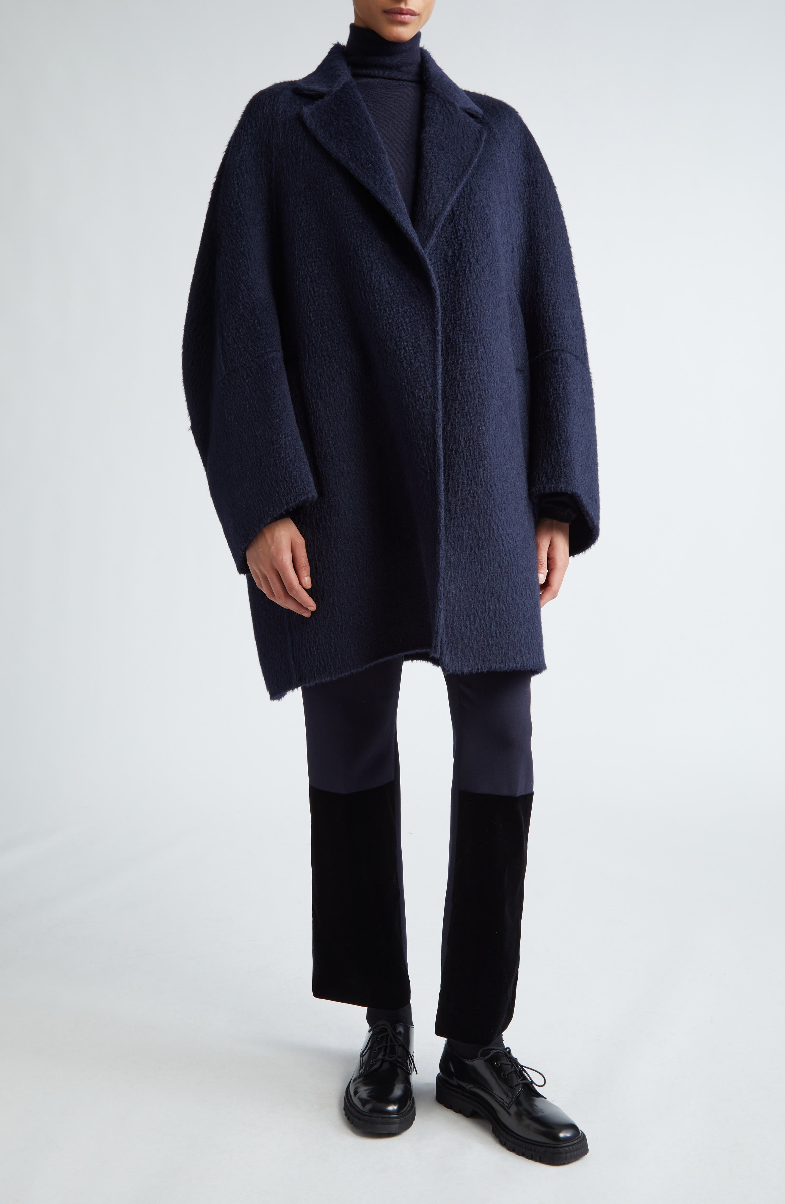 Sequoia Oversize Alpaca Blend Coat - image 2