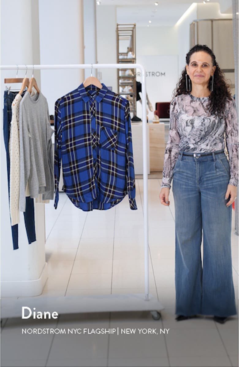 Hunter Plaid Button-Up Shirt, sales video thumbnail