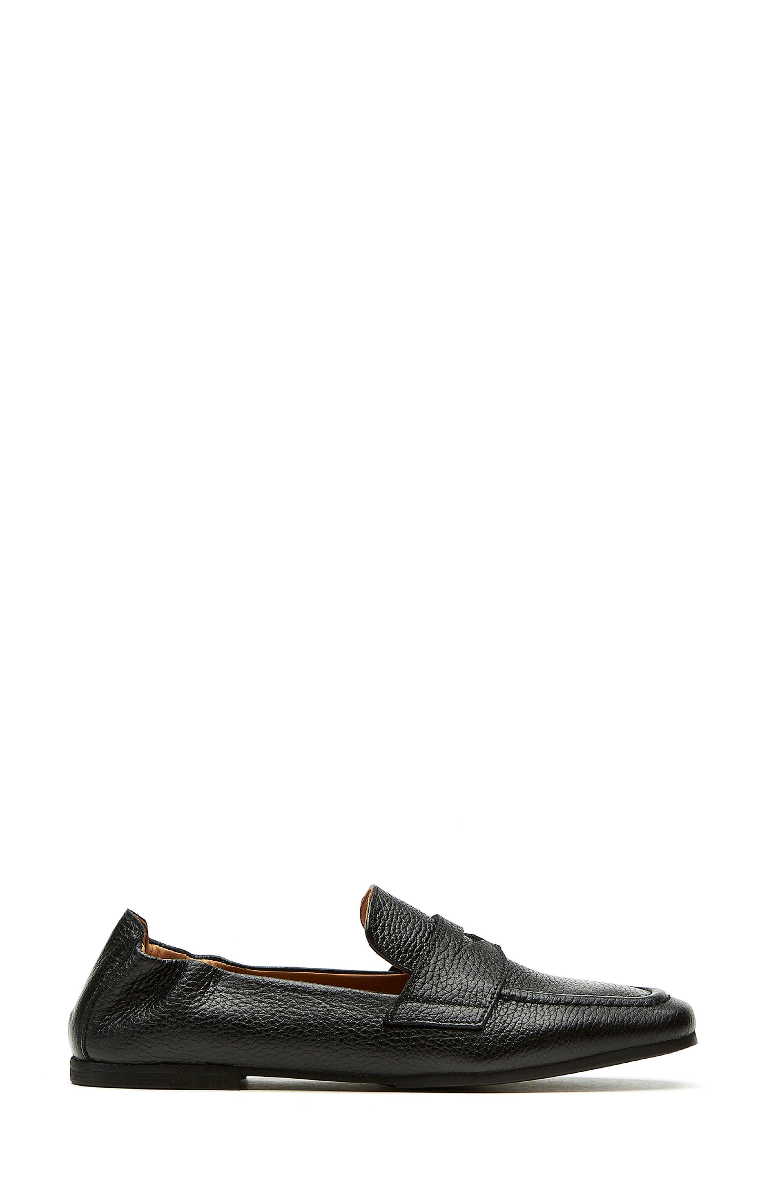 La Canadienne Kitson City Dry<sup>™</sup> Penny Loafer, Alternate, color, Black Pebble Leather