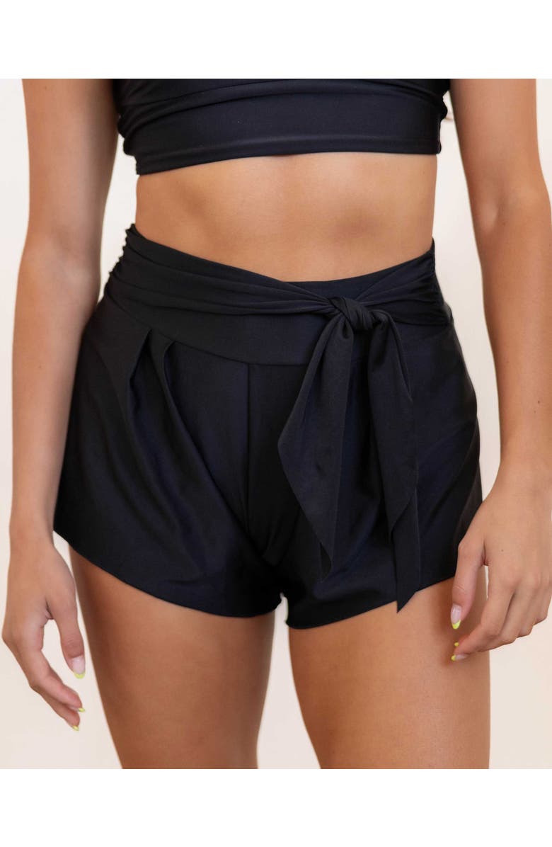Nani Make It A Romper Short, Main, color, Black