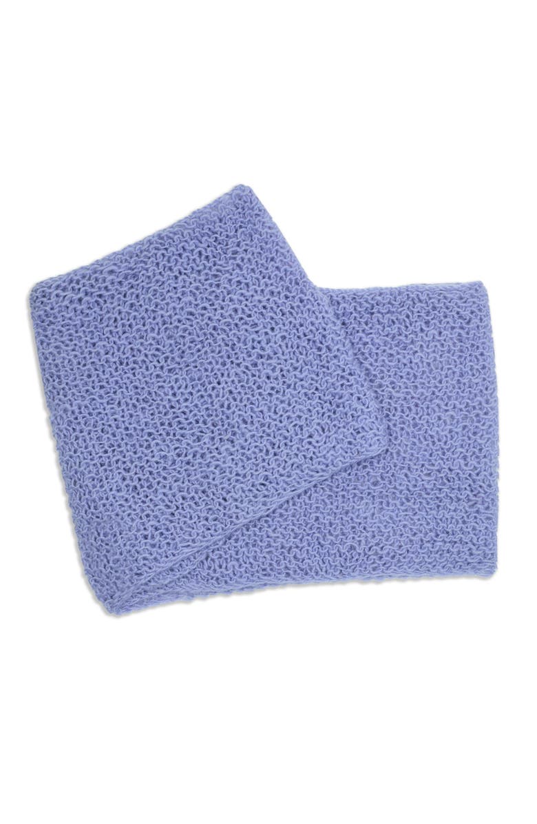 Feelgoodz Artisan Woven Karuna Infinity 100% Wool Scarf, Alternate, color, Thistle