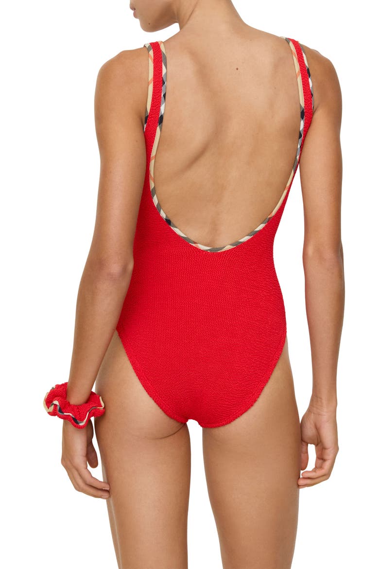 Faye Original Crinkle™ One-Piece Swimsuit, Alternate, color, RED