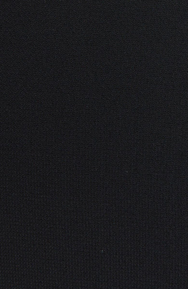 Victoria Beckham Crossover Plunge Neck Cady Maxi Dress, Alternate, color, 