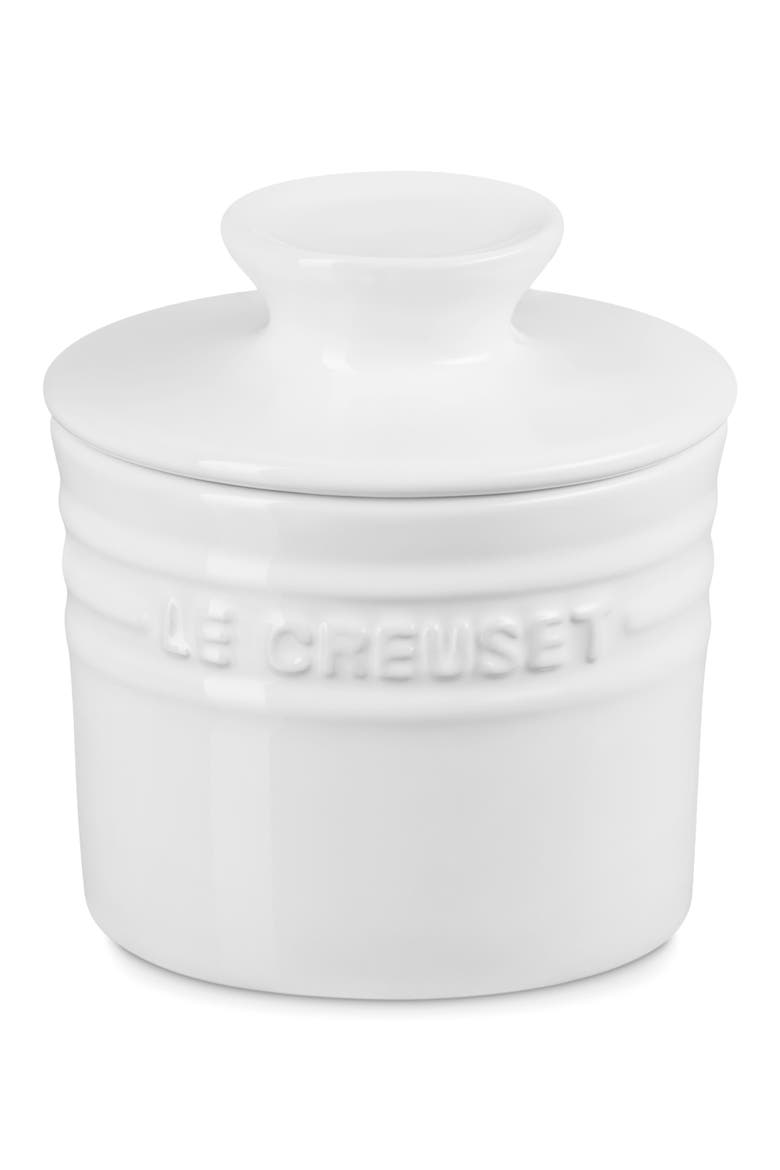 Butter Crock, Main, color, WHITE