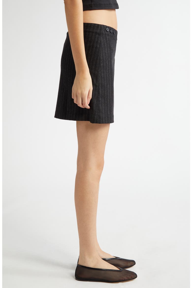 Leonie Stripe Skirt, Alternate, color, GREY