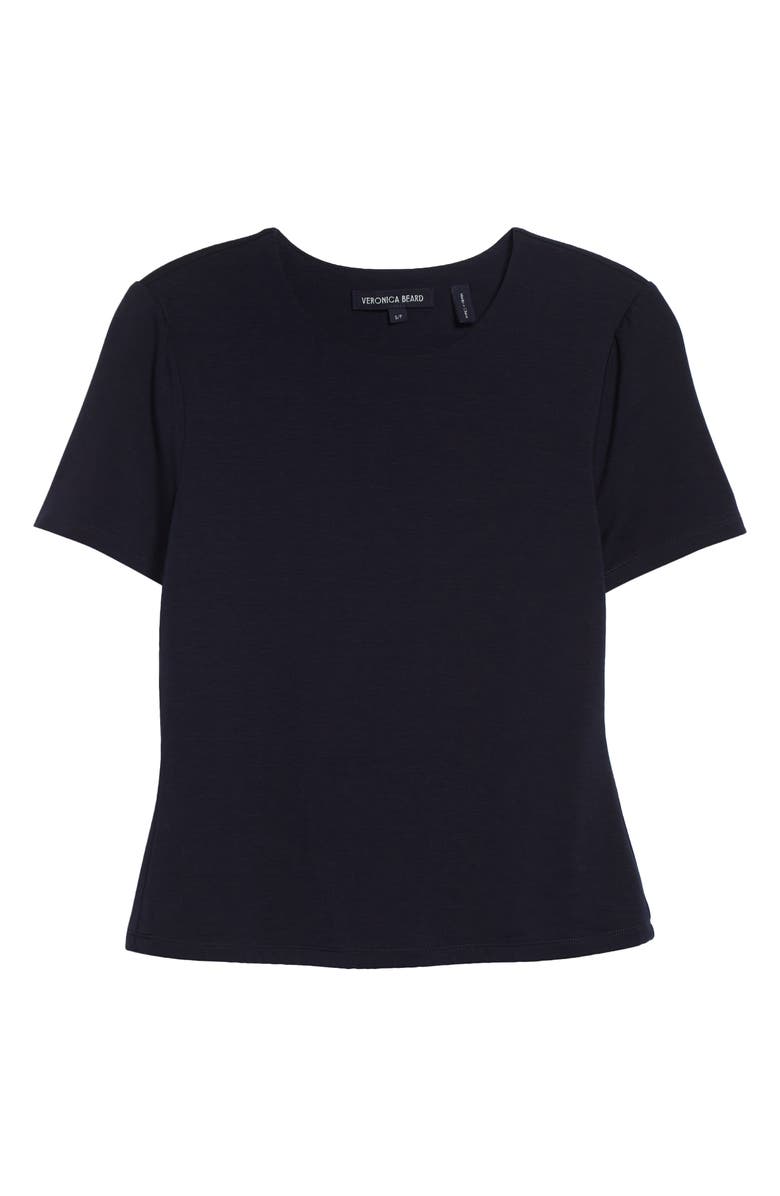 Veronica Beard Benedict Jersey T-Shirt, Alternate, color, Navy