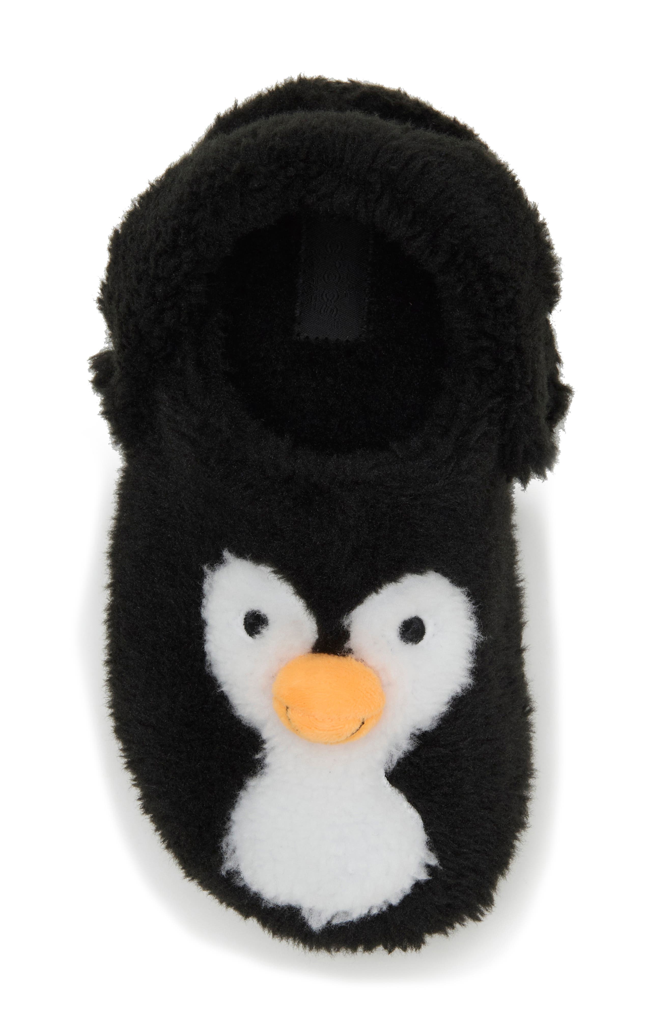 Kids' Classic Cozzzy Penguin Slipper, Alternate, color, BLACK
