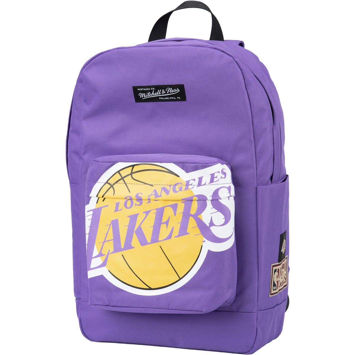 Mitchell & Ness Los Angeles Lakers Hardwood Classics Backpack, Main, color, 