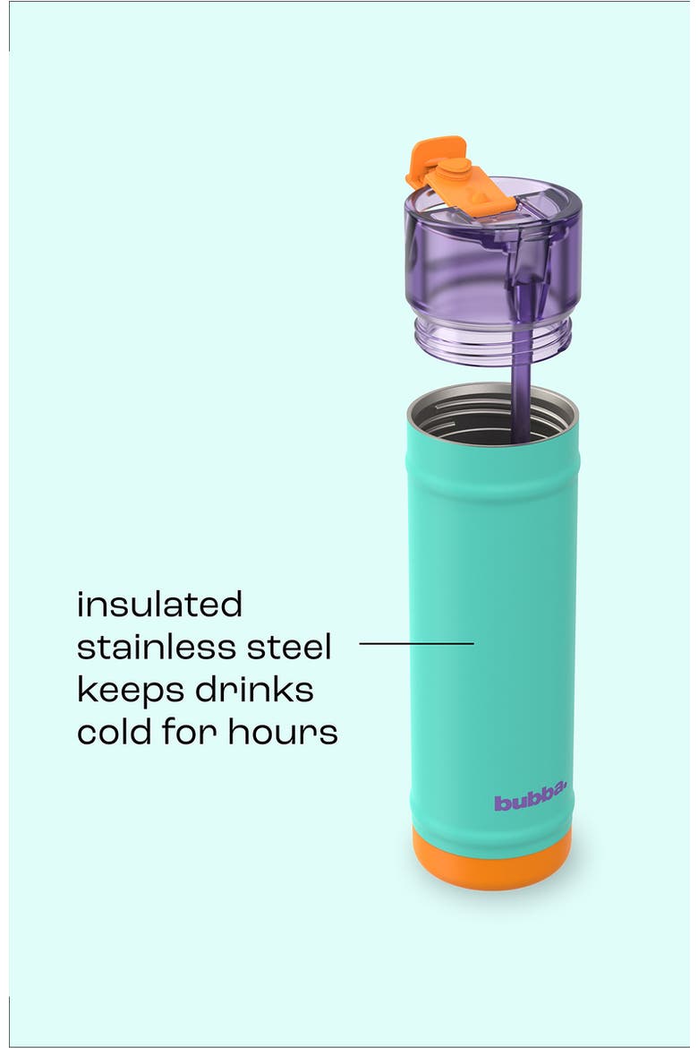 DualSip 24 oz Insulated Water Bottle with Straw, Alternate, color, Field Trip