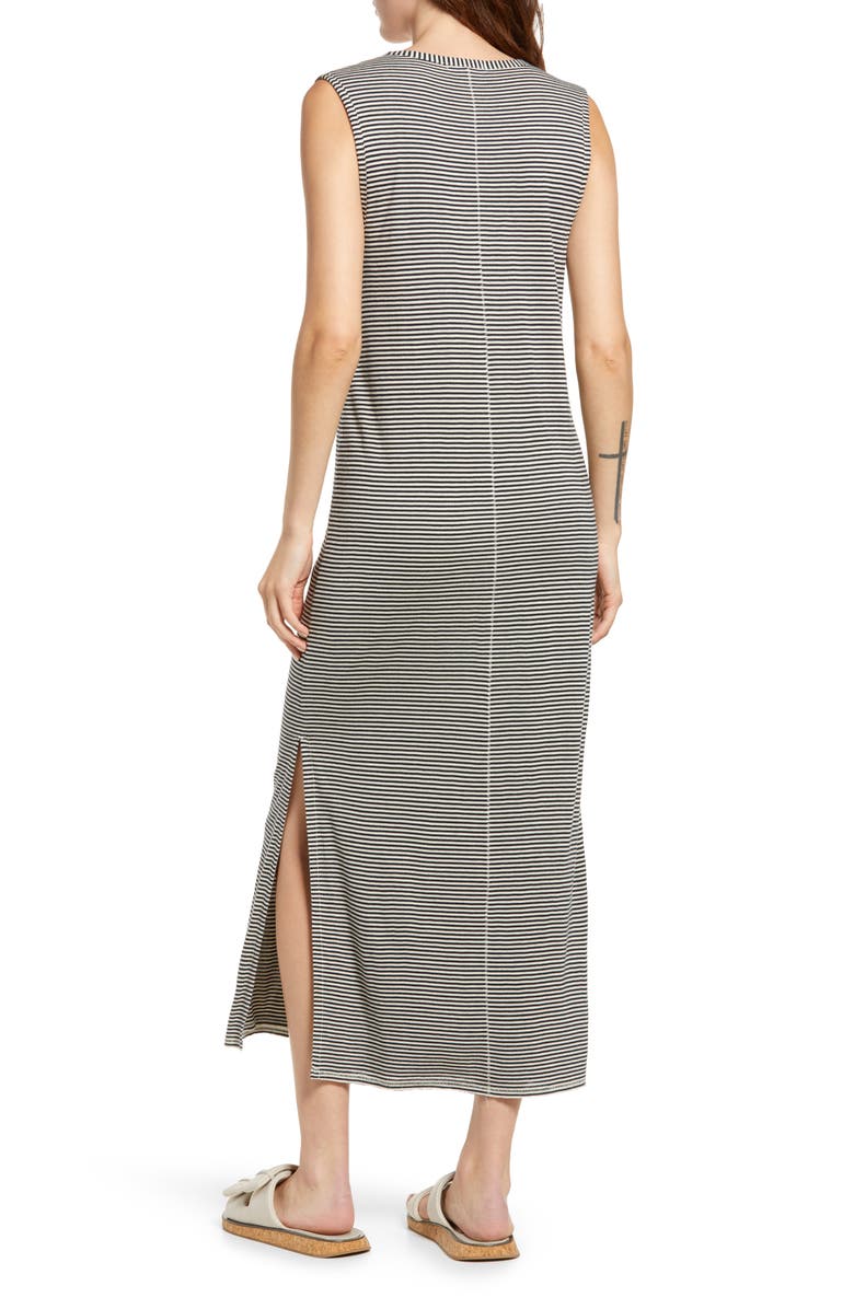 rag & bone Michal Stripe Muscle Tank Midi Dress, Alternate, color,