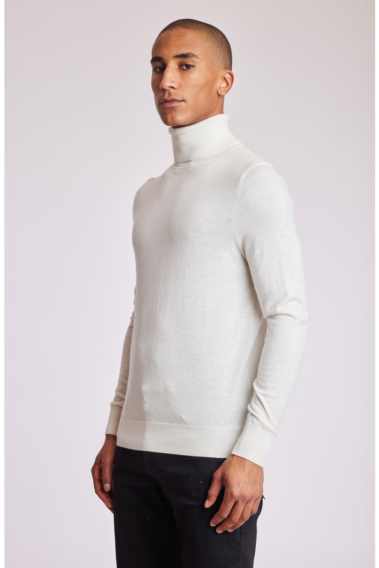 Fine Gauge Turtleneck Sweater, Alternate, color, IVORY