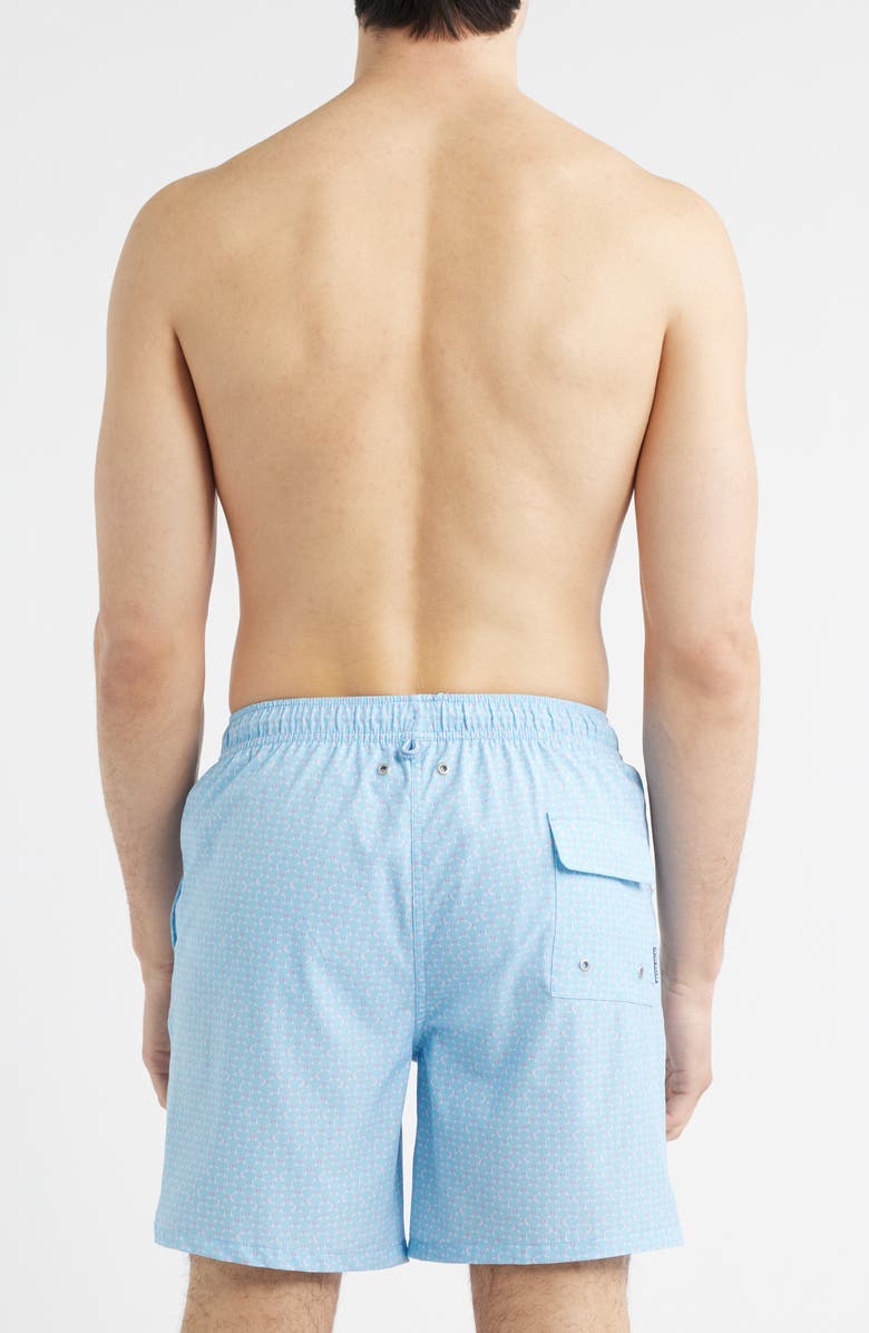 Peter Millar Wind in Your Sails Swim Trunks, Alternate, color, Seaport Blue