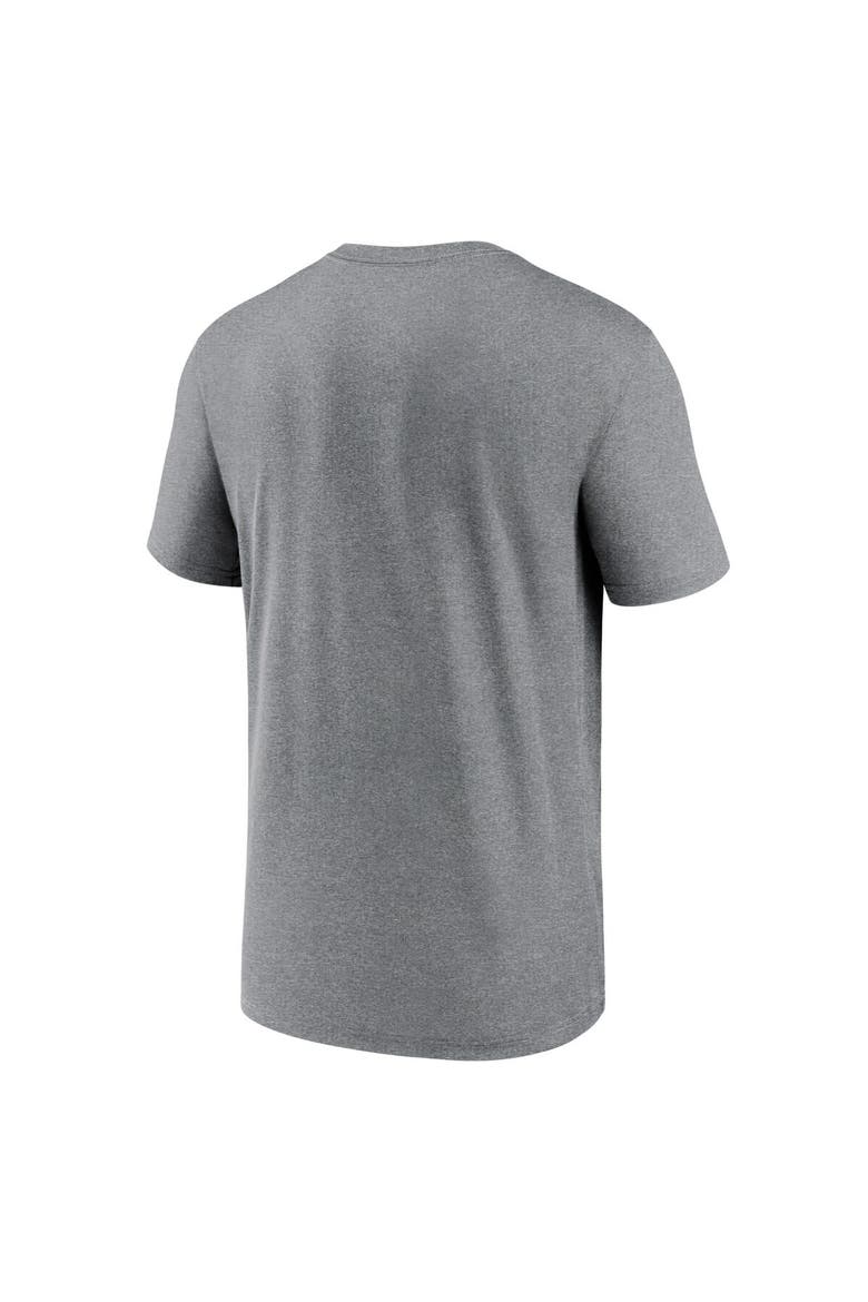 Men's Nike Las Vegas Raiders Heather Charcoal Property Of Legend Performance T-Shirt, Alternate, color, Heather Charcoal