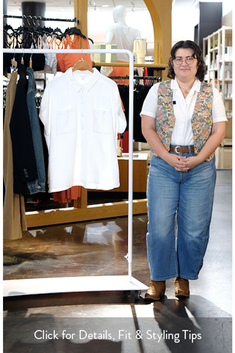Cotton Gauze Button-Up Shirt video