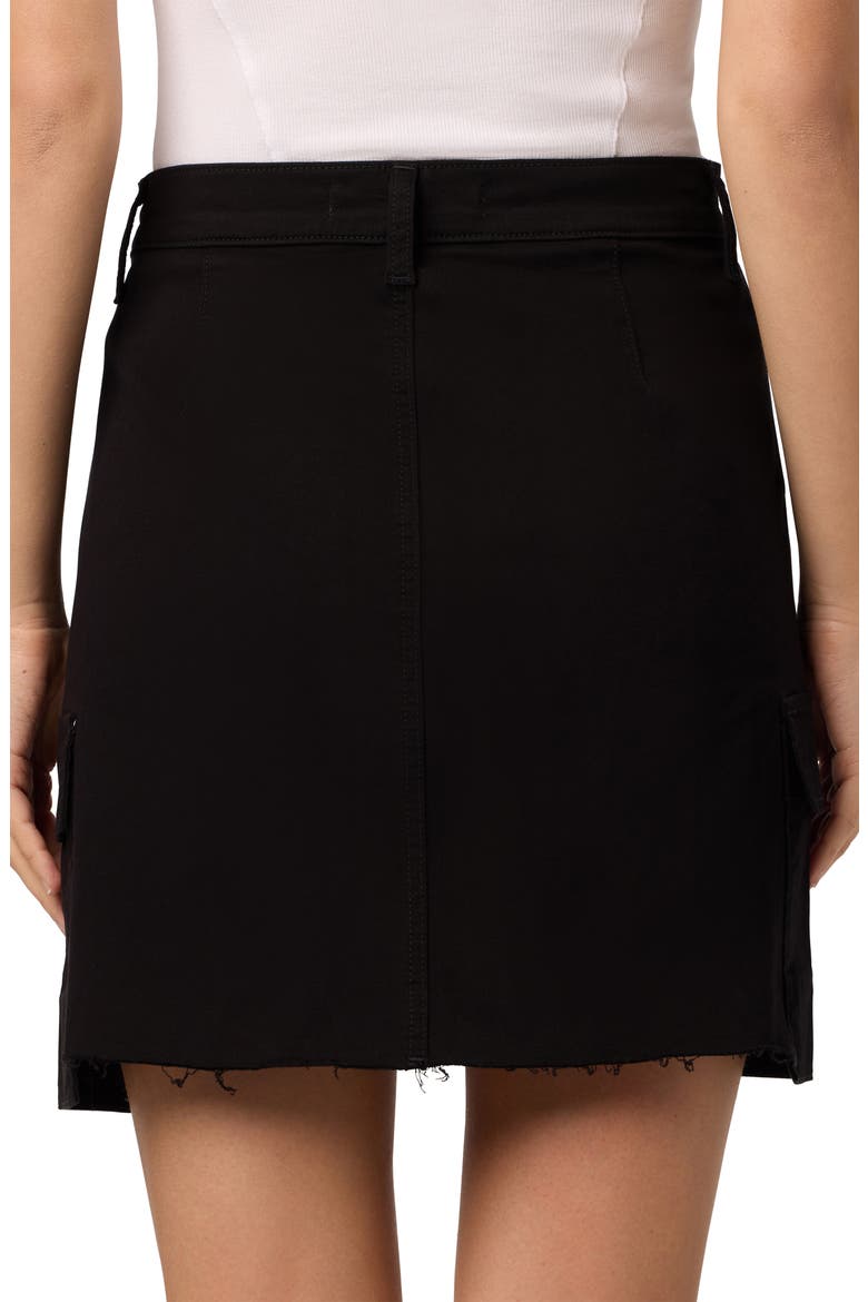 Cargo Miniskirt, Alternate, color, BLACK