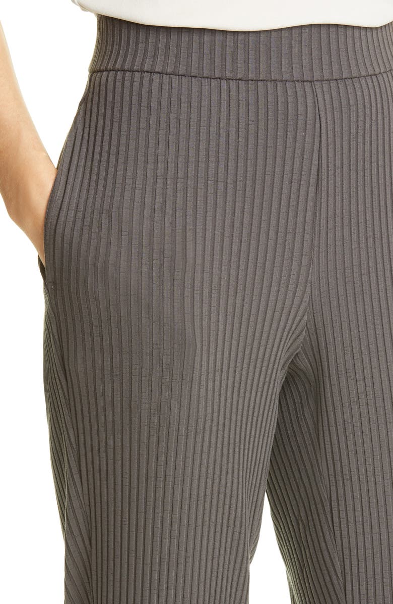 Eileen Fisher Tapered Rib Ankle Pants, Alternate, color,