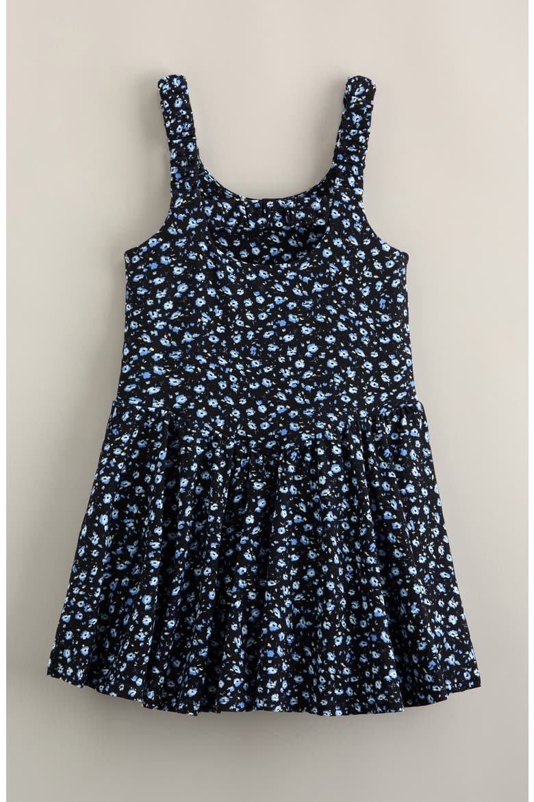 Kids' Playdate Sport Dress, Alternate, color, BLACK MULTI BLUE MAGGIE FLORAL