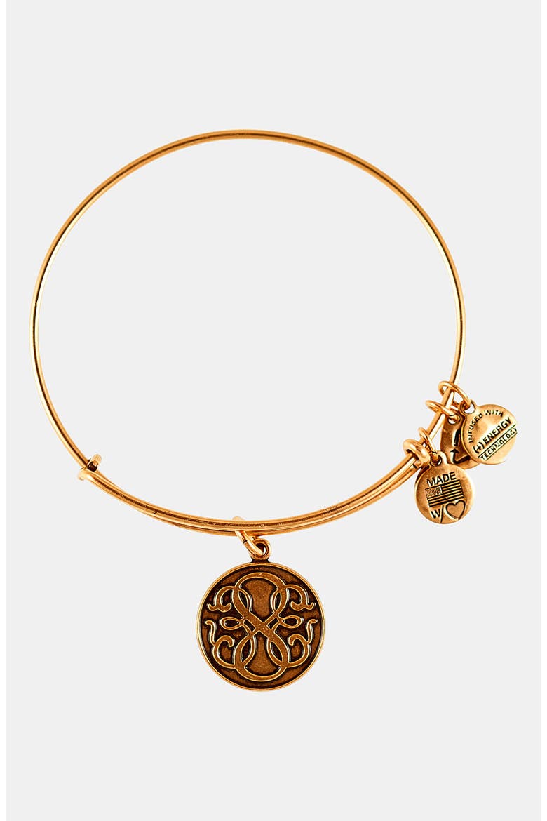 'Path of Life' Wire Bangle, Main, color, RAFAELIAN GOLD