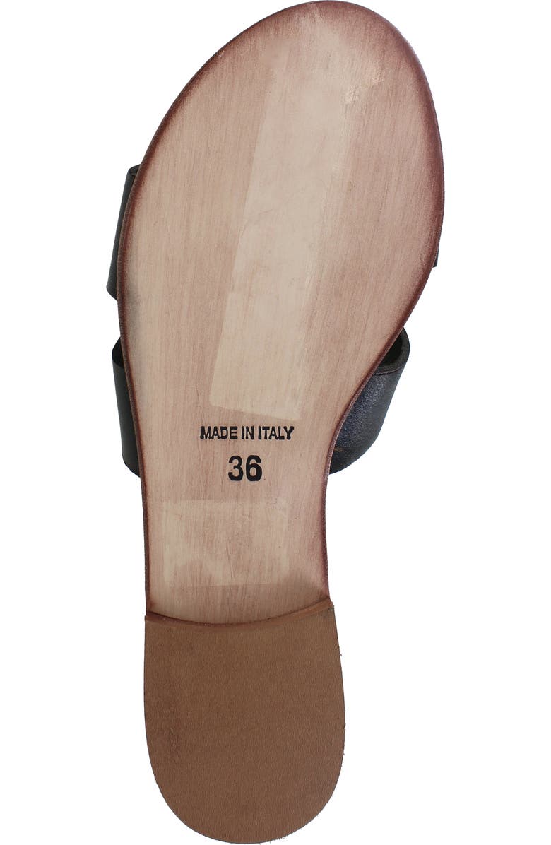 Artisan Crafted By Zigi Allony Leather Flat, Alternate, color, Black