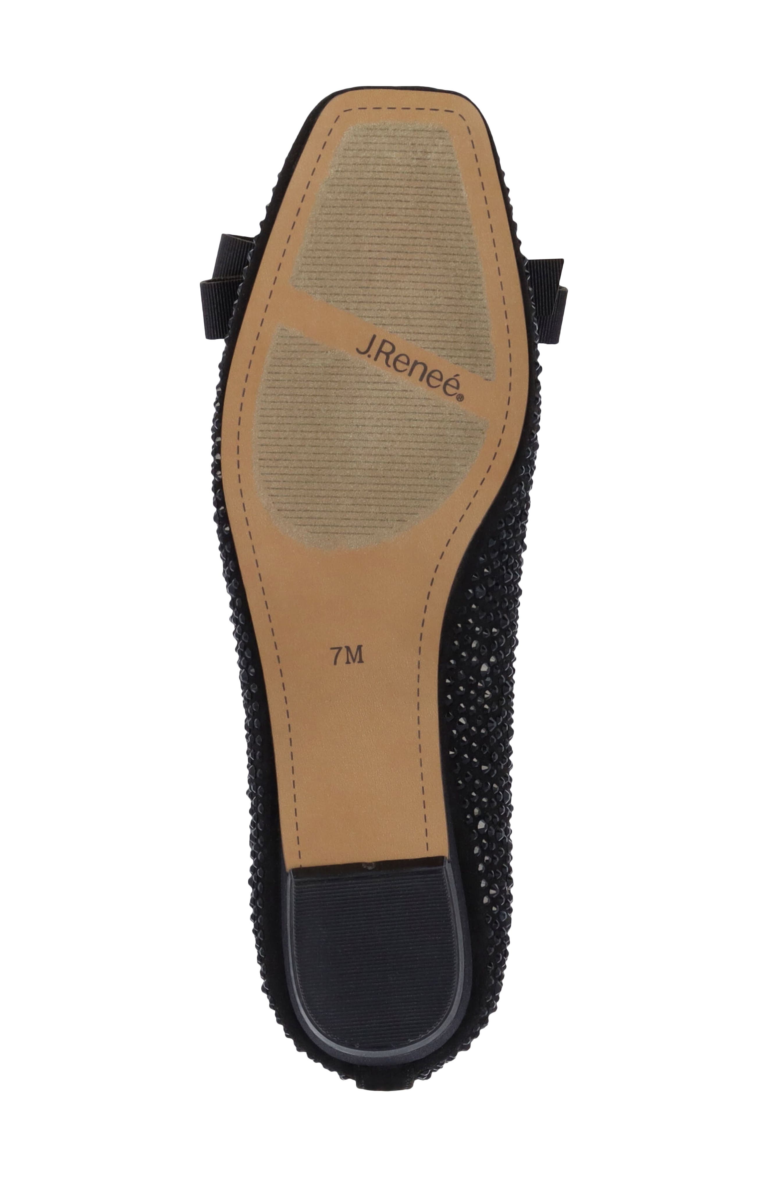 J. Reneé Fentan Ballet Flat, Alternate, color, Black