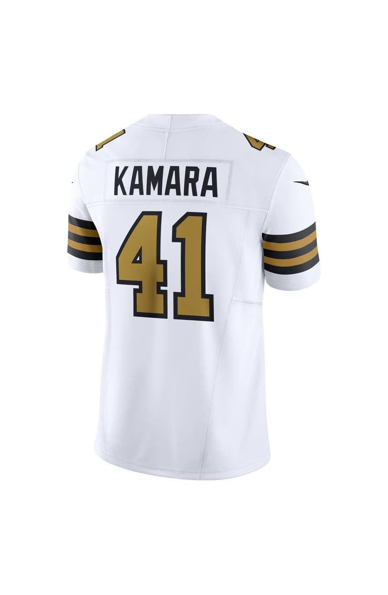 Nike Men's Nike Alvin Kamara White New Orleans Saints Alternate Vapor F.U.S.E. Limited Jersey, Alternate, color, White