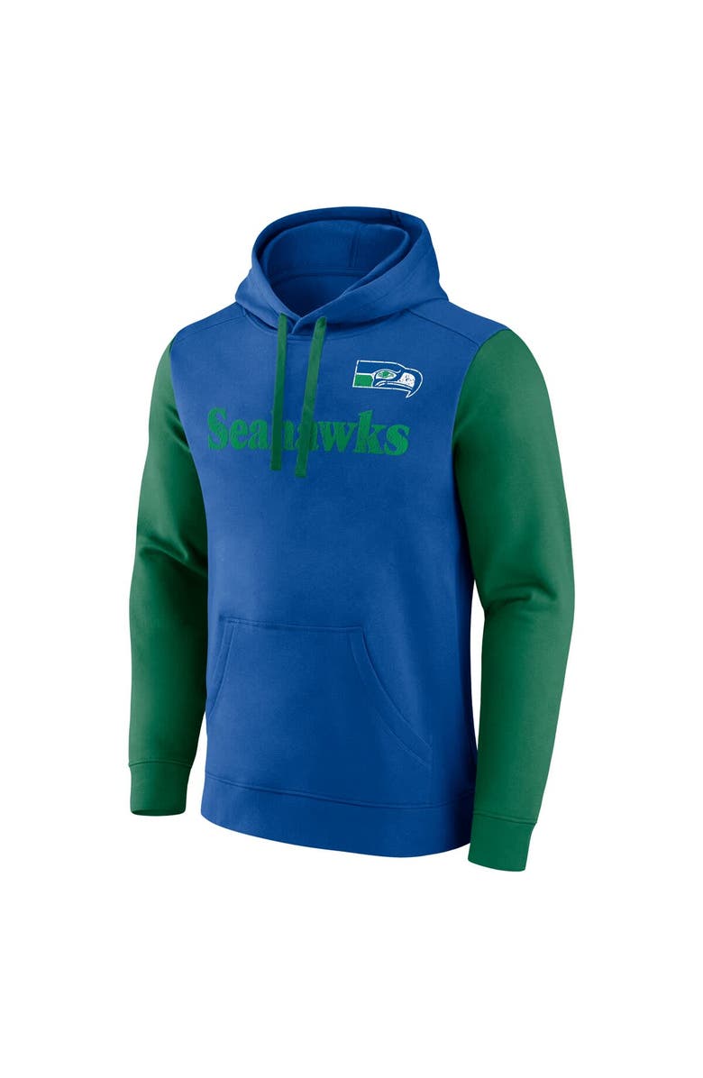 FANATICS Men's Fanatics Royal Seattle Seahawks Fleece Pullover Hoodie, Alternate, color, Royal
