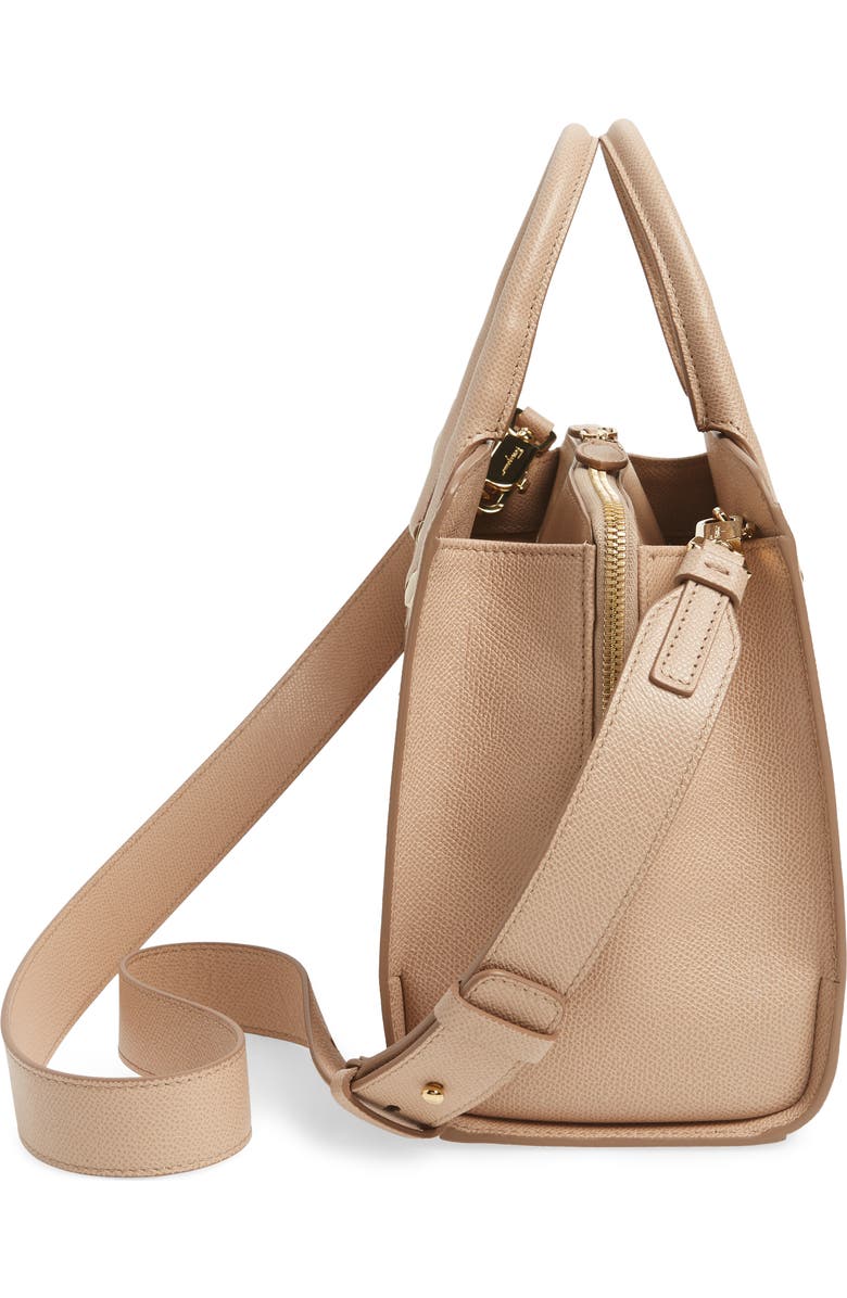 FERRAGAMO Salvatore Ferragamo Small Today Leather Satchel, Alternate, color,
