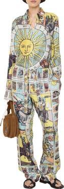 Burberry Tarot Silk Pyjama Trousers
