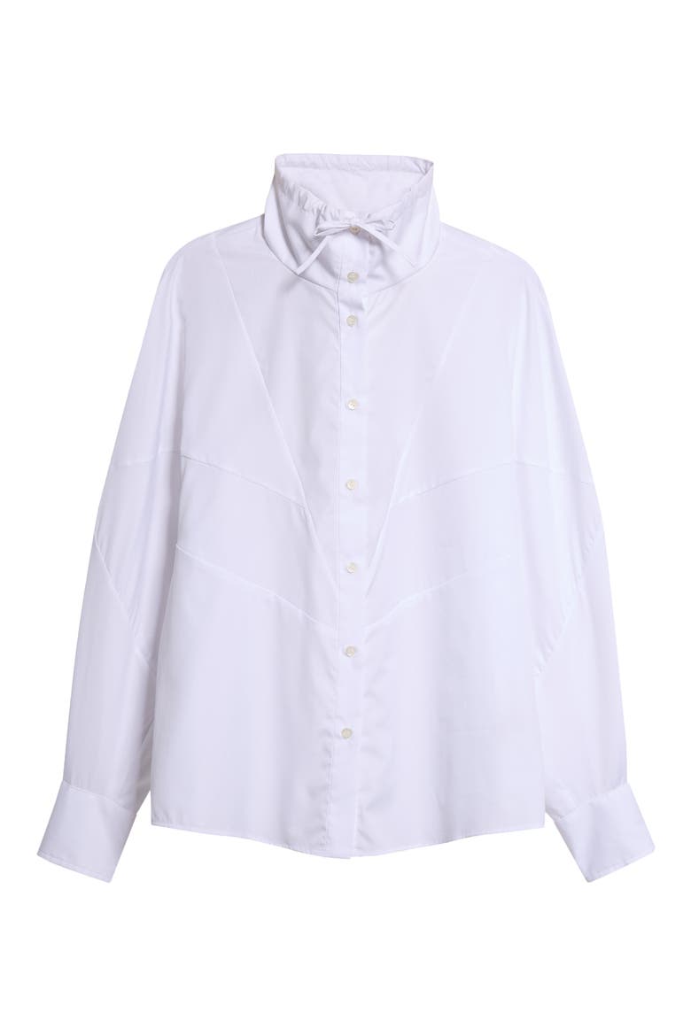 Chango Easy Iron Cotton Poplin Button-Up Shirt, Main, color, WHITE