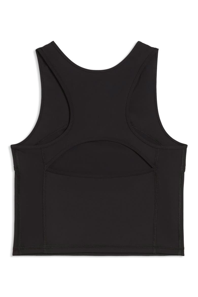 Shape Keyhole Performance Tank, Alternate, color, PUMA BLACK